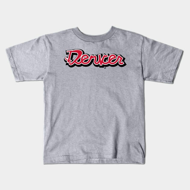 Denver Kids T-Shirt by Adotreid